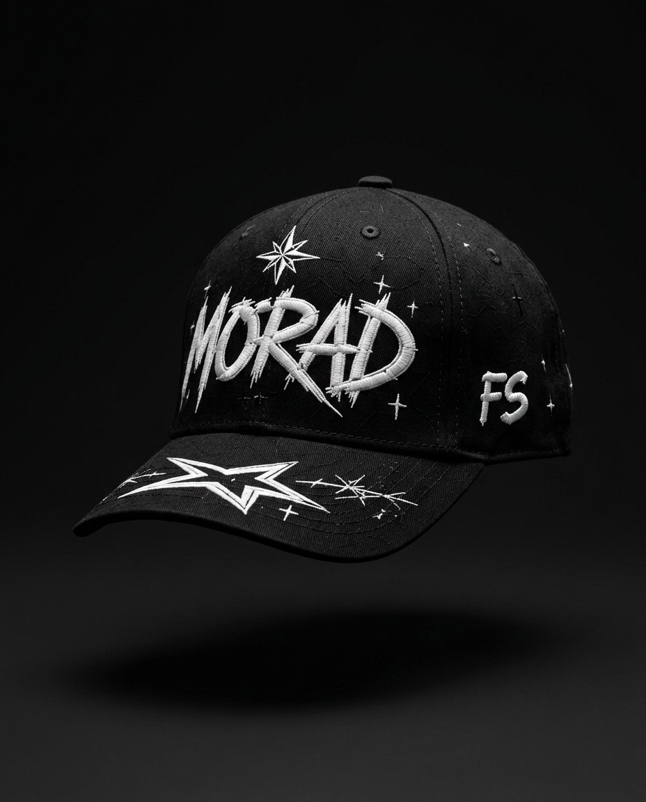 Morad x Uzi Black Cap — Limited Edition
