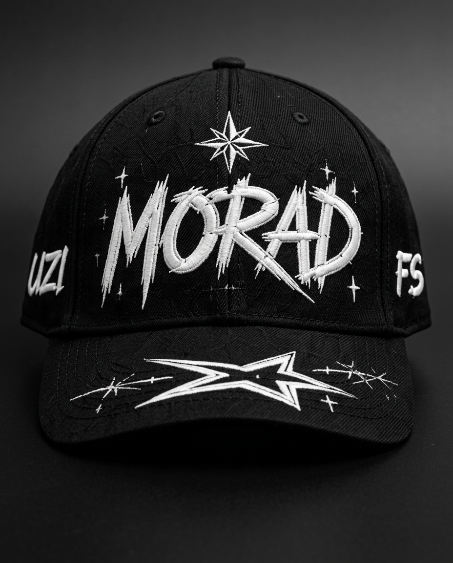 Morad x Uzi Black Cap — Limited Edition